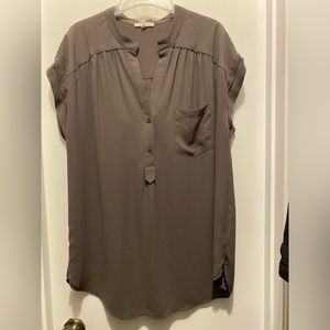 Pelione (Nordstrom) Olive green blouse